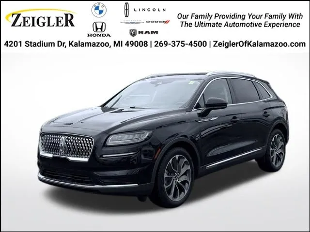 Black 2022 Lincoln Nautilus Reserve for sale in Kalamazoo, MI