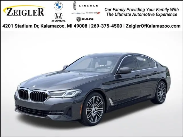 Gray 2021 BMW 5 Series 530i xDrive for sale in Kalamazoo, MI