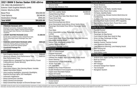 More photos of 2021 BMW 5 Series 530i xDrive at Zeigler BMW of Kalamazoo, MI