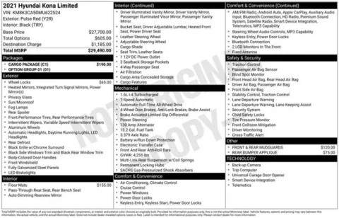 More photos of 2021 Hyundai Kona Limited at Zeigler BMW of Kalamazoo, MI