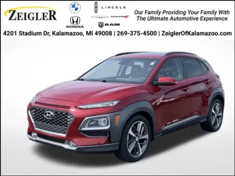 Red 2021 Hyundai Kona Limited for sale in Kalamazoo, MI
