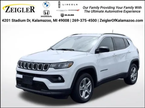 White 2024 Jeep Compass Latitude for sale in Kalamazoo, MI