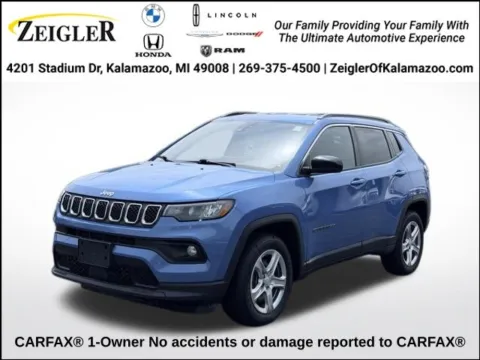 Blue 2024 Jeep Compass Latitude for sale in Kalamazoo, MI