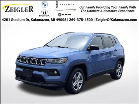 Blue 2024 Jeep Compass Latitude for sale in Kalamazoo, MI