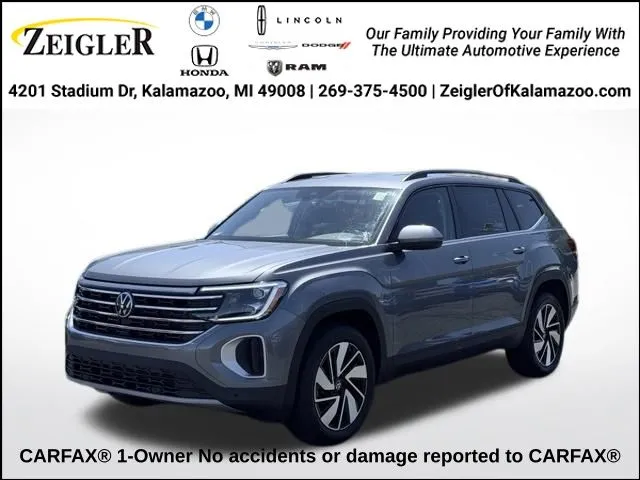 Gray 2025 Volkswagen Atlas 2.0T SE w/Technology for sale in Kalamazoo, MI