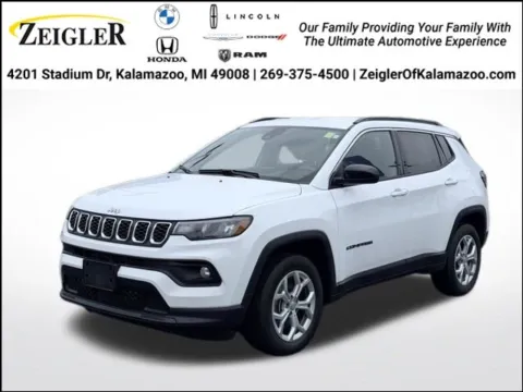 White 2024 Jeep Compass Latitude for sale in Kalamazoo, MI