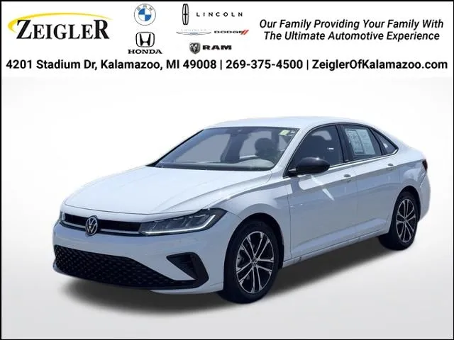 White 2025 Volkswagen Jetta 1.5T Sport for sale in Kalamazoo, MI