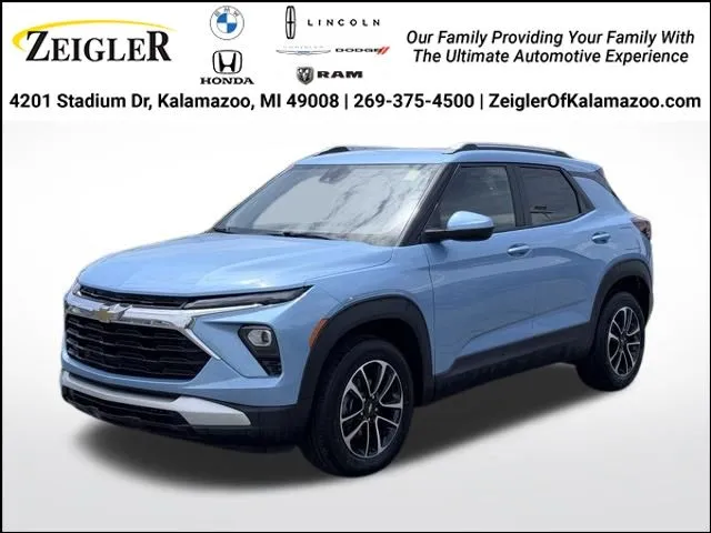 Blue 2025 Chevrolet TrailBlazer LT for sale in Kalamazoo, MI