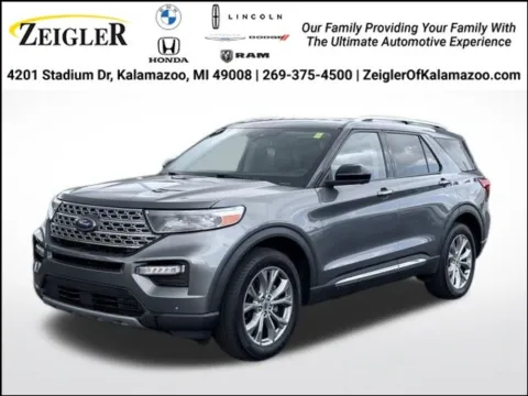 Gray 2022 Ford Explorer Limited for sale in Kalamazoo, MI