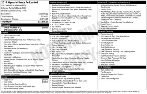 More photos of 2019 Hyundai Santa Fe Limited at Zeigler BMW of Kalamazoo, MI