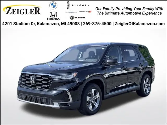 Black 2025 Honda Pilot EX-L for sale in Kalamazoo, MI