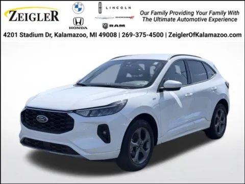 White 2024 Ford Escape Hybrid ST-Line Select for sale in Kalamazoo, MI