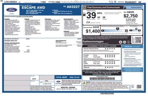 More photos of 2024 Ford Escape Hybrid ST-Line Select at Zeigler BMW of Kalamazoo, MI