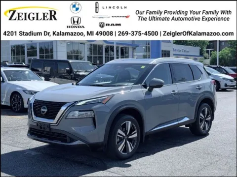 Gray 2023 Nissan Rogue SL for sale in Kalamazoo, MI