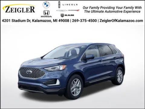 Blue 2024 Ford Edge SEL for sale in Kalamazoo, MI