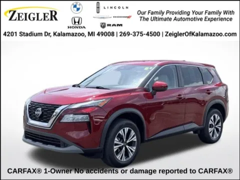 Red 2022 Nissan Rogue SV for sale in Kalamazoo, MI
