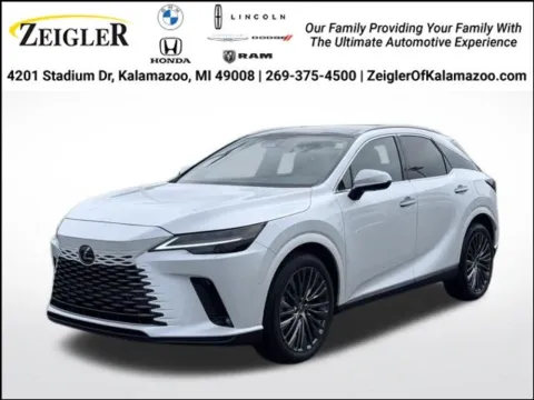 White 2024 Lexus RX 350h Luxury for sale in Kalamazoo, MI