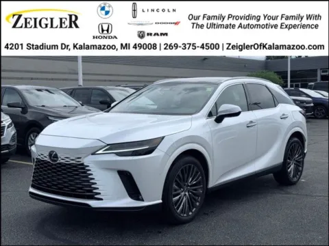 White 2024 Lexus RX 350h Luxury for sale in Kalamazoo, MI