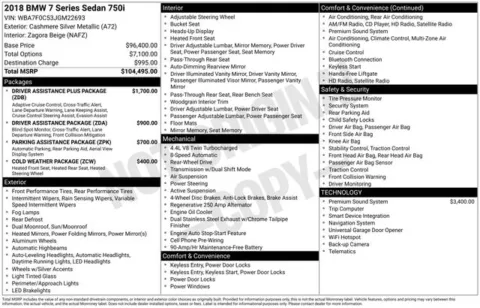 More photos of 2018 BMW 7 Series 750i at Zeigler BMW of Kalamazoo, MI