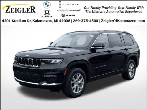 Black 2021 Jeep Grand Cherokee L Limited for sale in Kalamazoo, MI