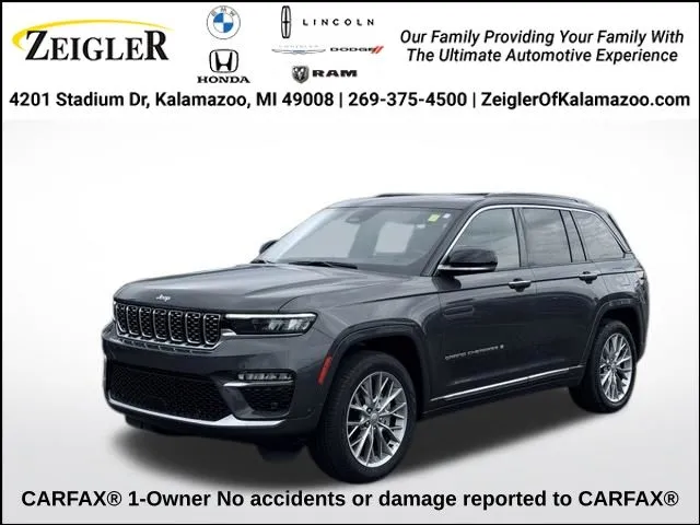 Gray 2025 Jeep Grand Cherokee Summit for sale in Kalamazoo, MI