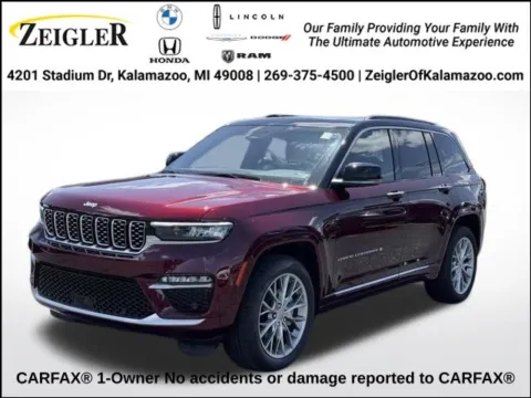Red 2025 Jeep Grand Cherokee Summit for sale in Kalamazoo, MI