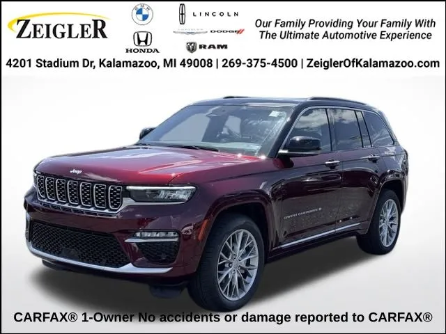 Red 2025 Jeep Grand Cherokee Summit for sale in Kalamazoo, MI