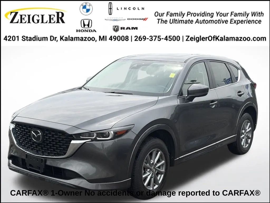 Gray 2025 Mazda CX-5 2.5 S Preferred Package for sale in Kalamazoo, MI