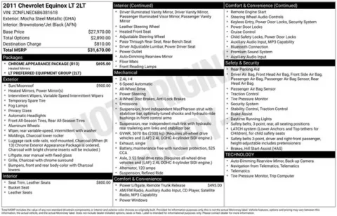 More photos of 2011 Chevrolet Equinox LT at Zeigler BMW of Kalamazoo, MI