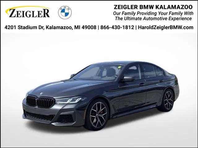 Gray 2023 BMW 5 Series M550i xDrive for sale in Kalamazoo, MI