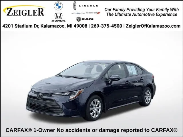 Blue 2025 Toyota Corolla LE for sale in Kalamazoo, MI