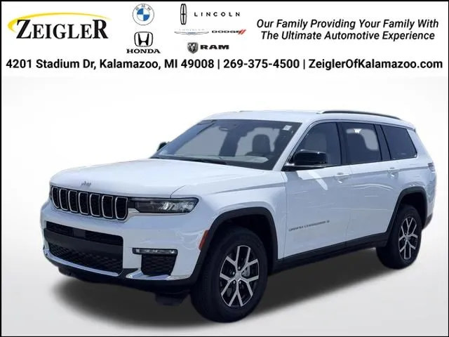 White 2025 Jeep Grand Cherokee L Limited for sale in Kalamazoo, MI