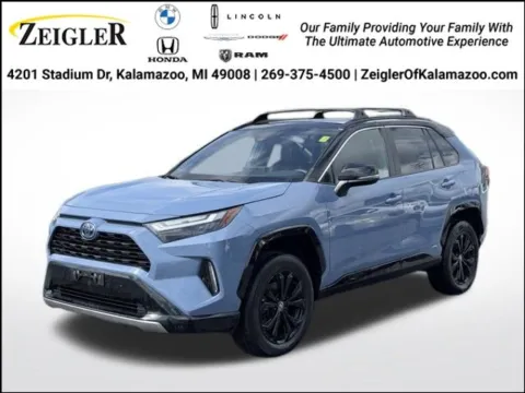 Black 2022 Toyota RAV4 Hybrid XSE for sale in Kalamazoo, MI