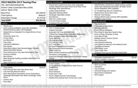 More photos of 2023 Mazda CX-9 Touring Plus at Zeigler BMW of Kalamazoo, MI