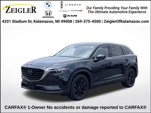 Blue 2023 Mazda CX-9 Touring Plus for sale in Kalamazoo, MI