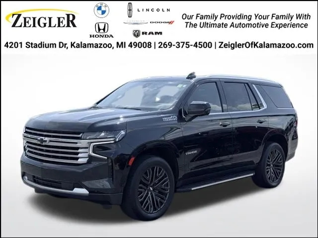 Black 2021 Chevrolet Tahoe High Country for sale in Kalamazoo, MI