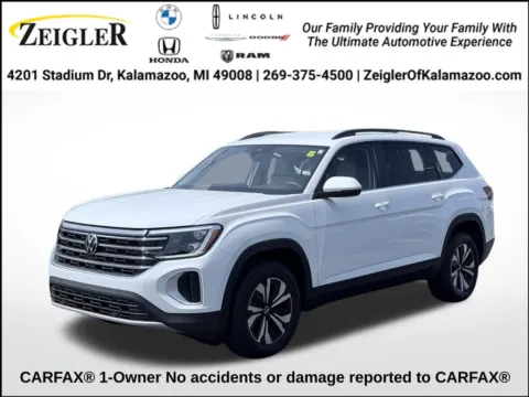 White 2024 Volkswagen Atlas 2.0T SE for sale in Kalamazoo, MI