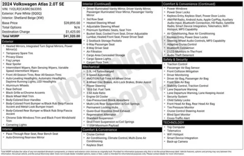 More photos of 2024 Volkswagen Atlas 2.0T SE at Zeigler BMW of Kalamazoo, MI