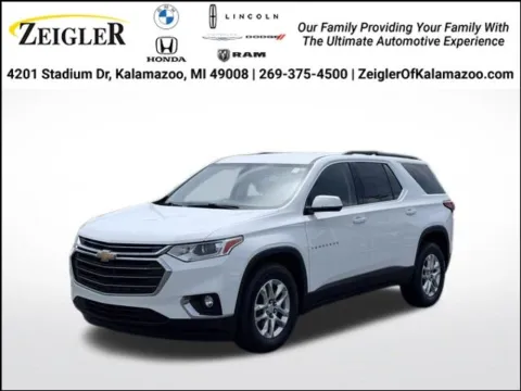 White 2019 Chevrolet Traverse LT for sale in Kalamazoo, MI
