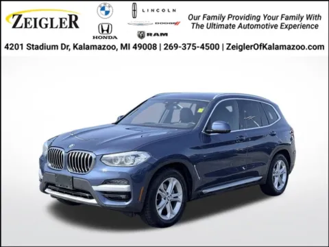 Blue 2021 BMW X3 xDrive30i for sale in Kalamazoo, MI