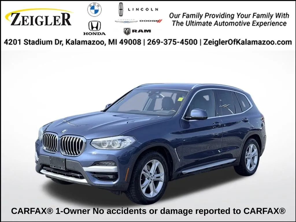 Blue 2021 BMW X3 xDrive30i for sale in Kalamazoo, MI
