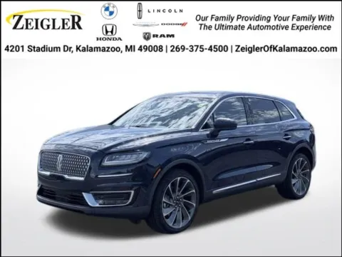 Blue 2019 Lincoln Nautilus Reserve for sale in Kalamazoo, MI
