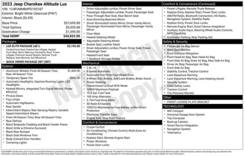 More photos of 2023 Jeep Cherokee Altitude at Zeigler BMW of Kalamazoo, MI