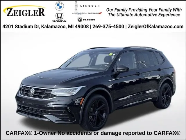 Black 2023 Volkswagen Tiguan 2.0T SE R-Line Black for sale in Kalamazoo, MI