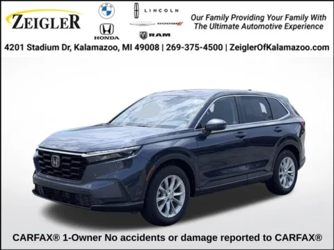 Blue 2024 Honda CR-V EX for sale in Kalamazoo, MI