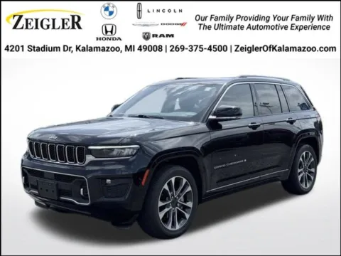 Black 2022 Jeep Grand Cherokee Overland for sale in Kalamazoo, MI
