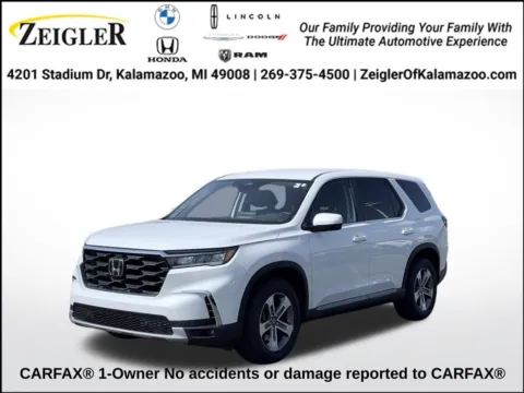 White 2024 Honda Pilot EX-L for sale in Kalamazoo, MI