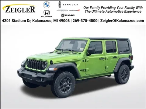 Green 2026 Jeep Wrangler Sport S for sale in Kalamazoo, MI