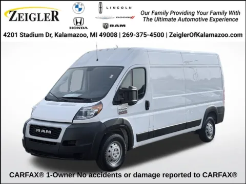White 2021 Ram ProMaster 2500 High Roof for sale in Kalamazoo, MI