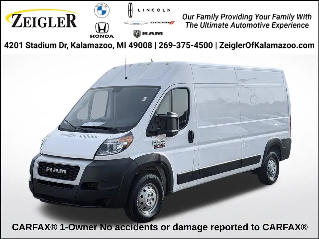 White 2021 Ram ProMaster 2500 High Roof for sale in Kalamazoo, MI